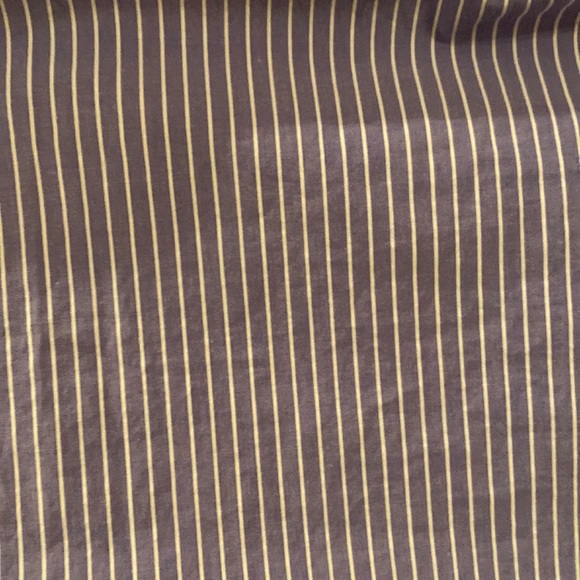 J.Crew Chambray Off The Shoulder Blue White Stripe  Blouse size 12T - Picture 7 of 7